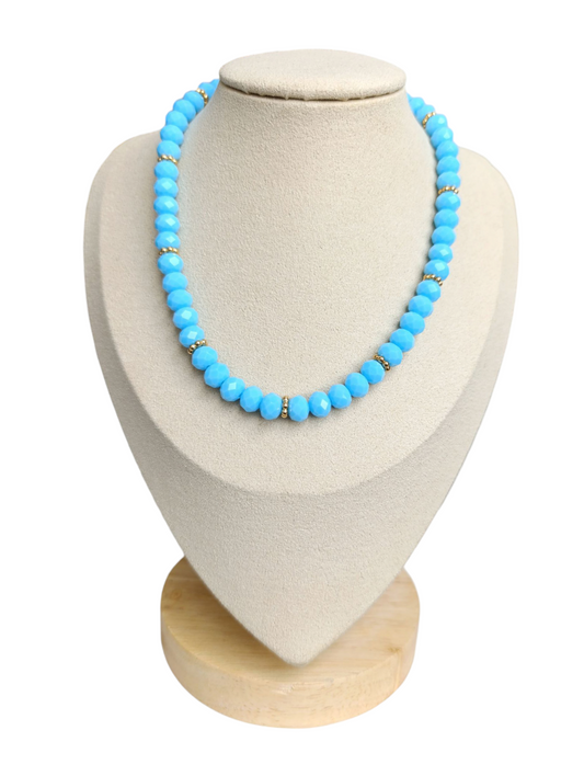 Collar murano azul