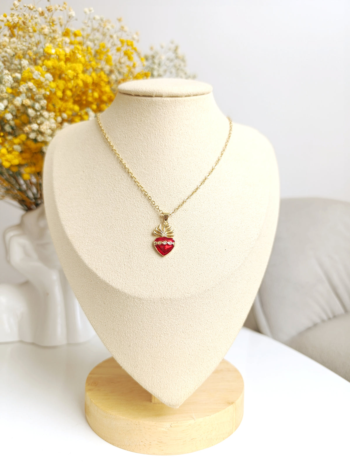Collar dije sagrado corazón