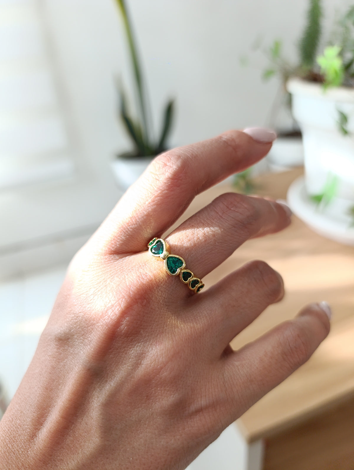 Anillo corazones